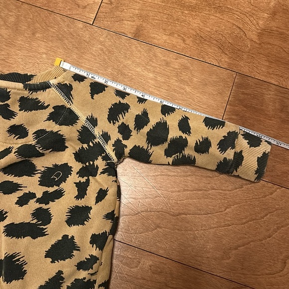 Mini Munster leopard print baby sweatshirt 3-6 months - Picture 5 of 5
